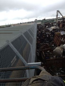 Chainlink installed in a Dump in Cork