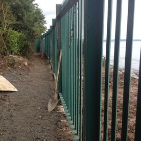 Close-up of fencing in Cork