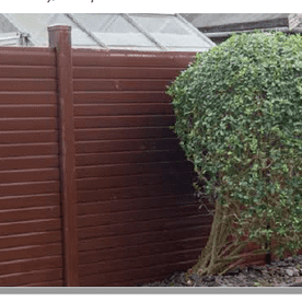 PVC Garden fencing 