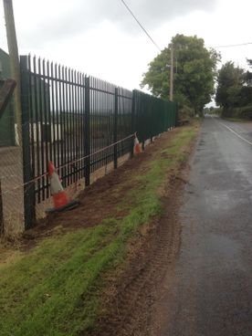 Fence beside a road in Cork